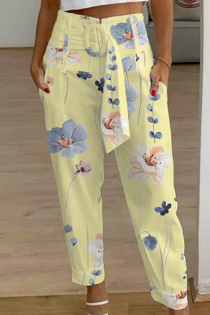 Casual Patchwork Bag Print Loose Mid Waist Harlan Else Swimsuits
