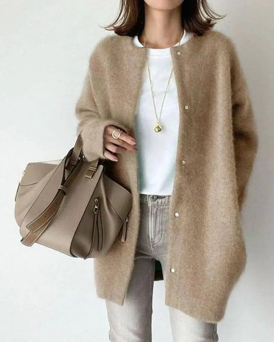 Kath | Chic and Comfortable Women's Wool and Mohair Cardigan