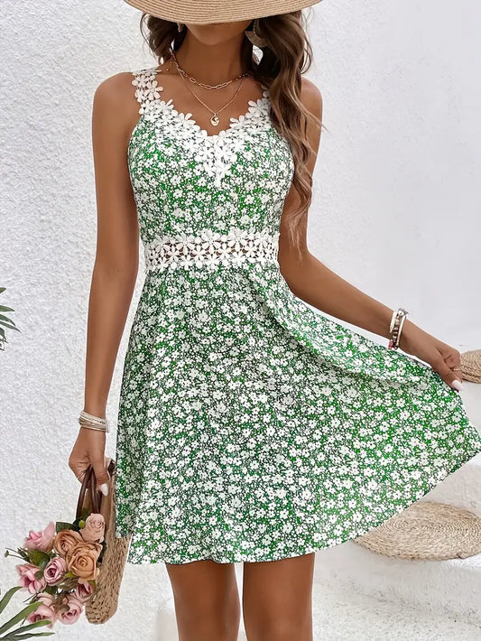 LP | Enchanting lace dress with floral pattern