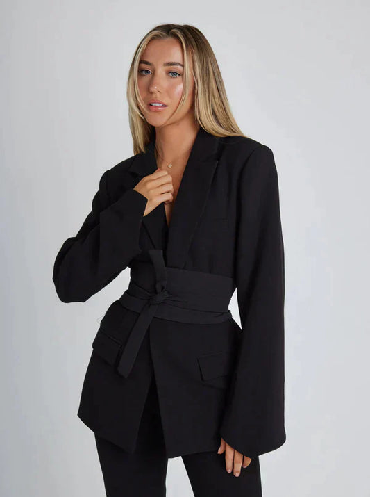 Krizza | Elegant Women's Blazer with Chic and Comfortable Belt