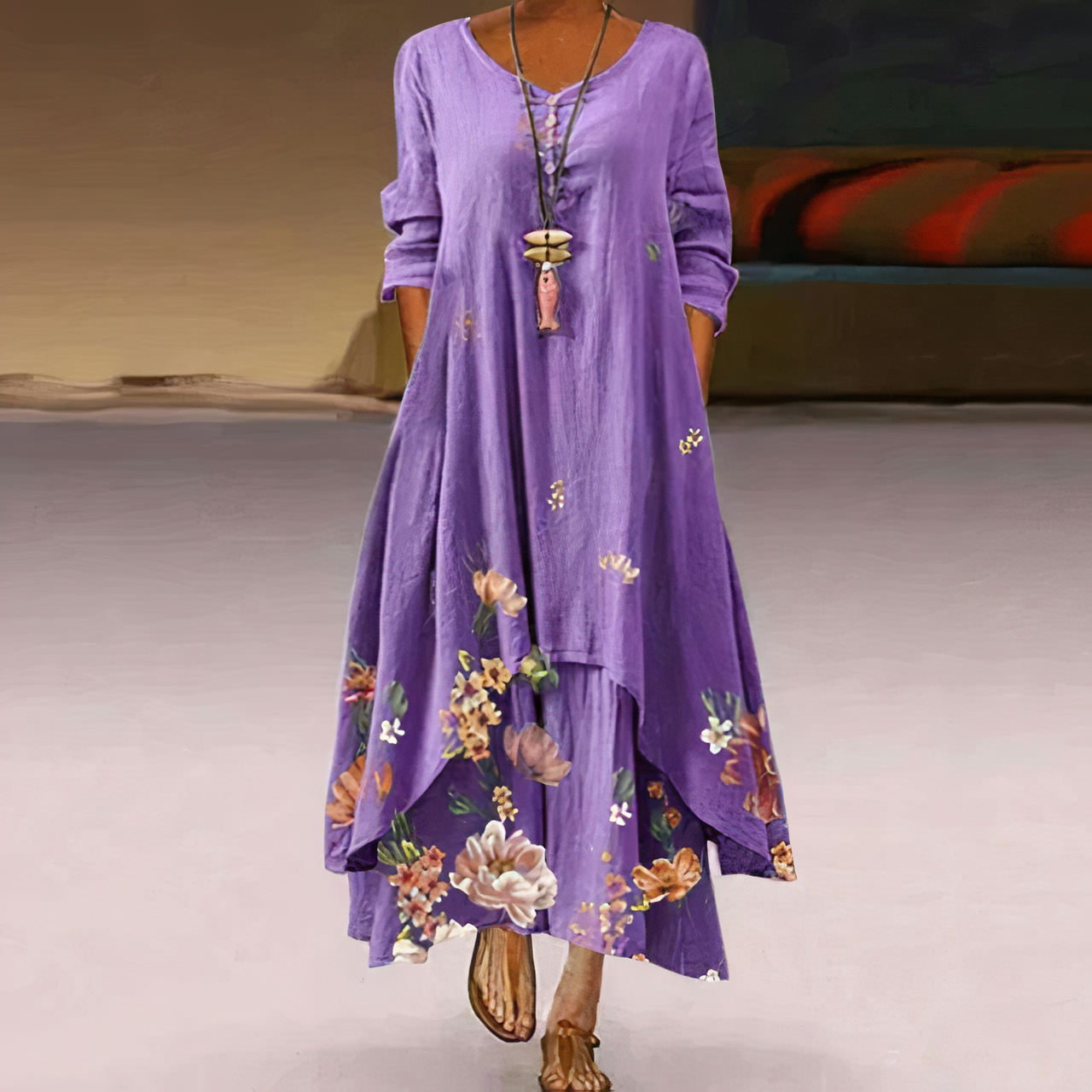 LD Eloria - Elegant cotton dress