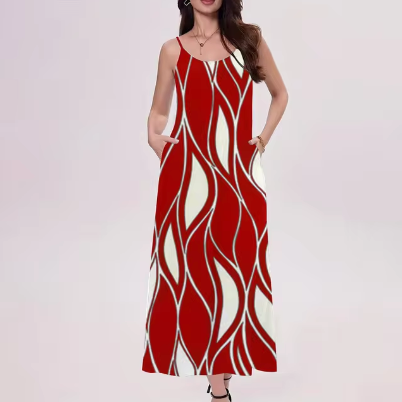 LP | Dress with wave pattern