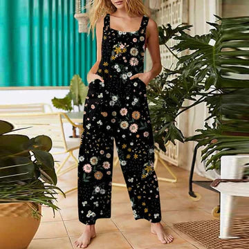 Henrietta - Women's floral jumpsuit