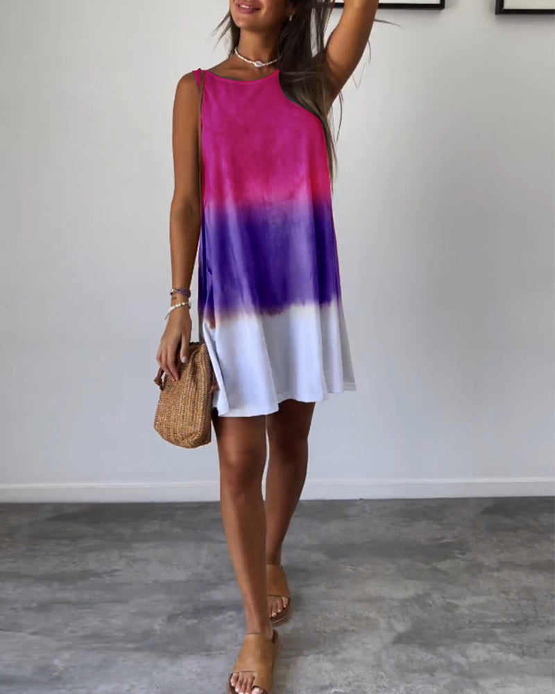 Sleeveless leisure dress