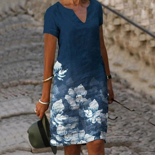 LP | Light cotton dress with elegant pattern