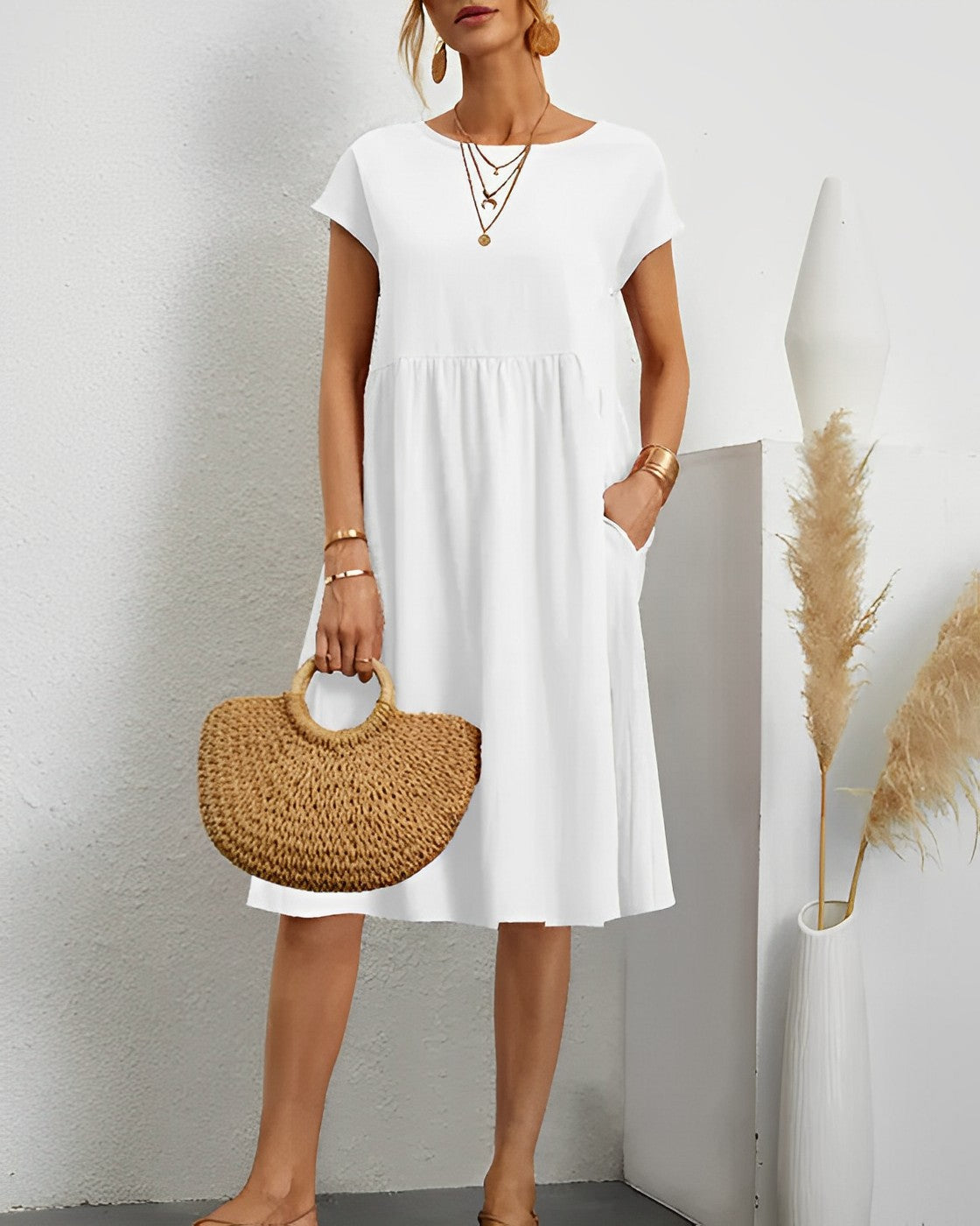 LP | Amarise Elegant and timeless summer dress
