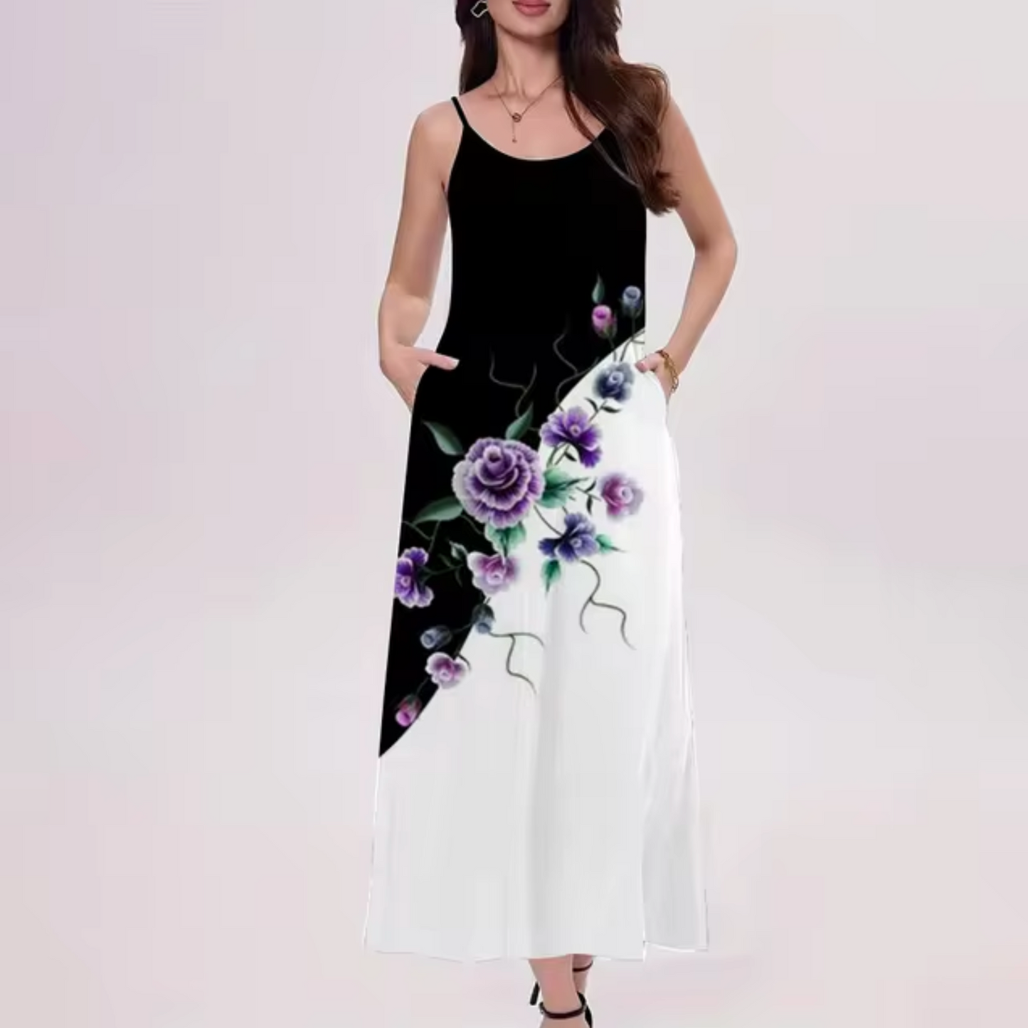 LP | Color Block Long Dress