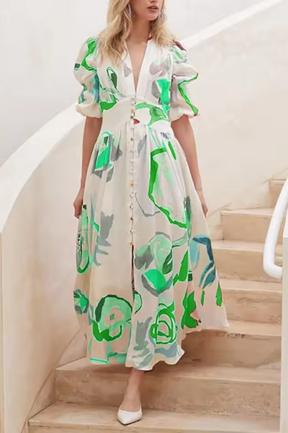 Isla | Women's Printed Long Beach Dress