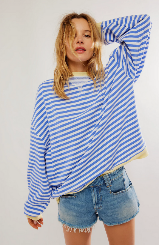 Helena | Chic and Comfortable Women's Striped Sweater