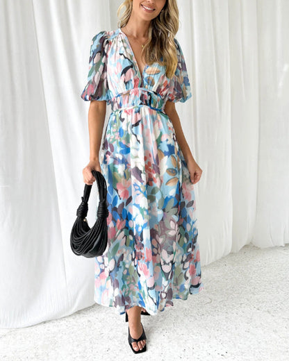 Mc | elegant floral dress