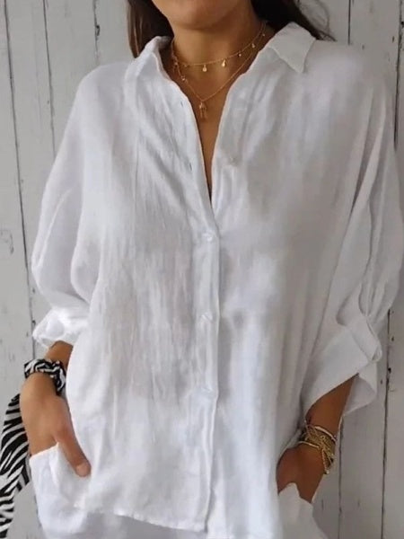 LP | Women's casual cotton and linen shirt