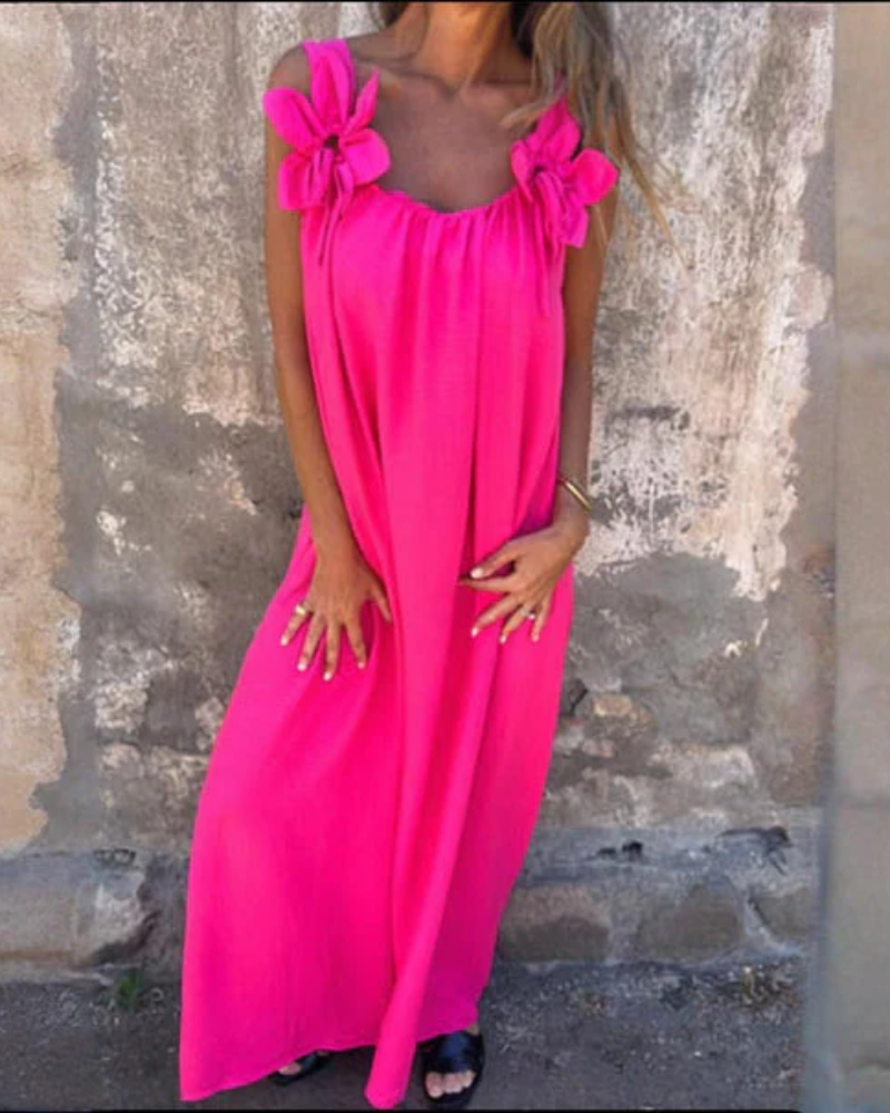 LD Long flowered dress