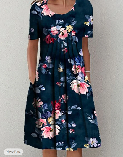 LP | Spring dress with print