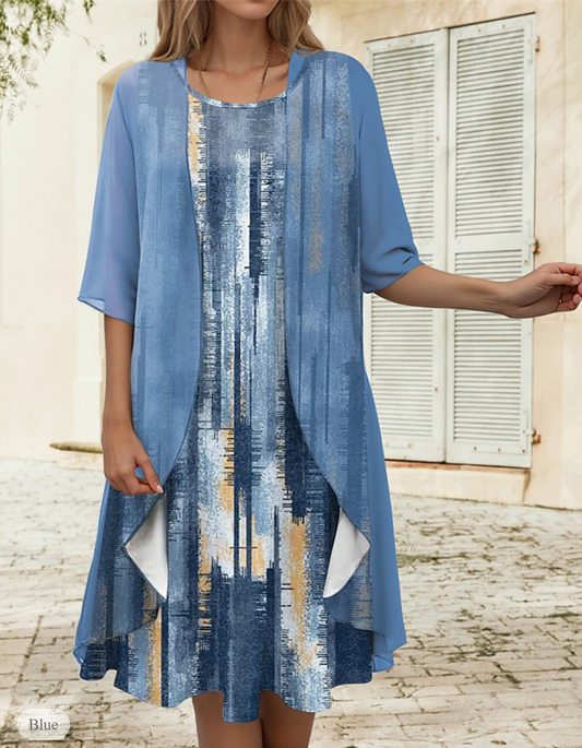 LP | Two-piece linen dress