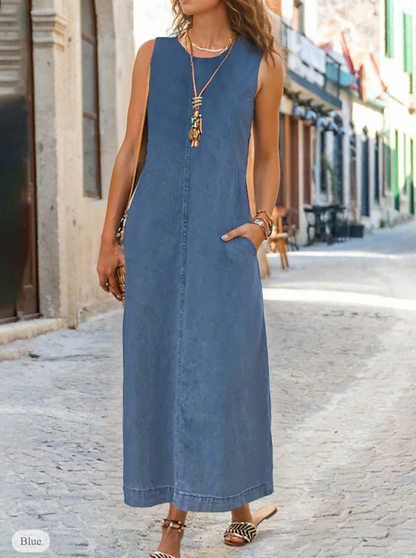 LP | Denim dress ideal for good weather