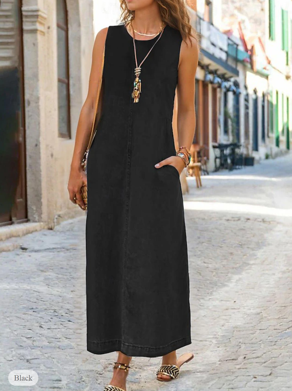 LP | Denim dress ideal for good weather