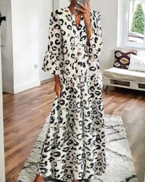 leopard dress