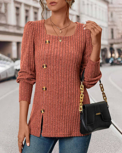 Flora | Women's Elegant Knit Top Chic and Comfortable