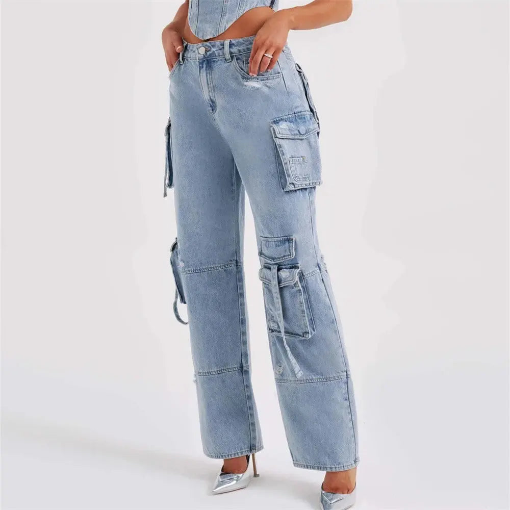 Olivia | Denim corset set | Tough & Elegant | Authentic Denim