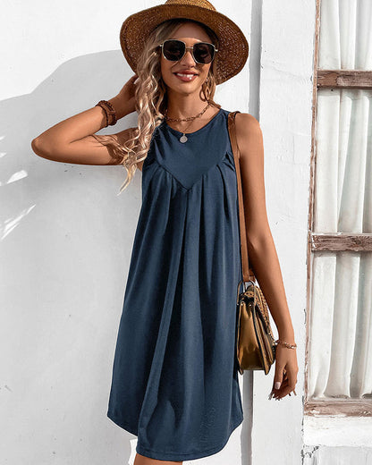 LP | Lilith, simple, sleeveless short dress