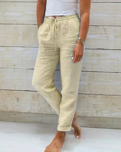 Women's linen pants - Casual chic - 100% premium linen - Perfect for summer