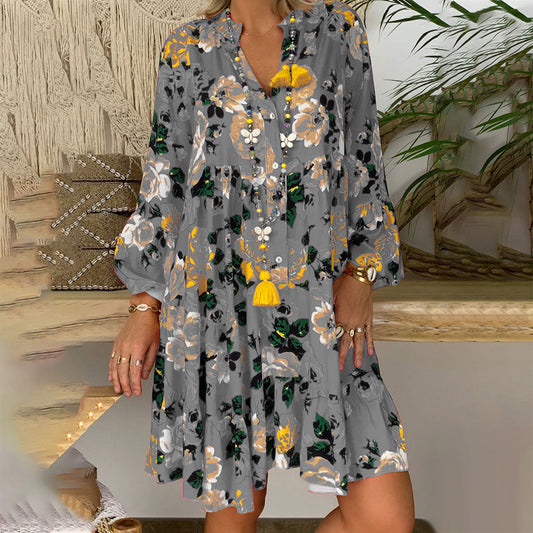 Mc | Pop dress with floral print