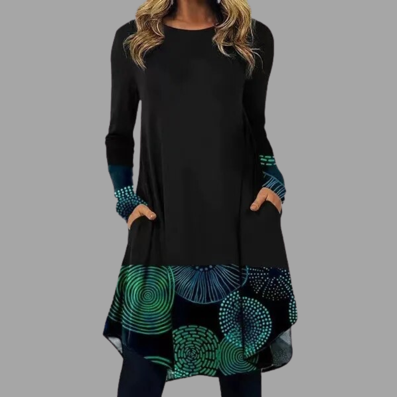 LP | Elegant boho dress with long sleeves