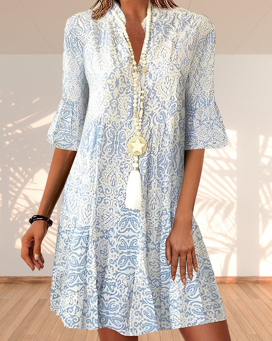 LD Midi dress in bohemian Ibiza style