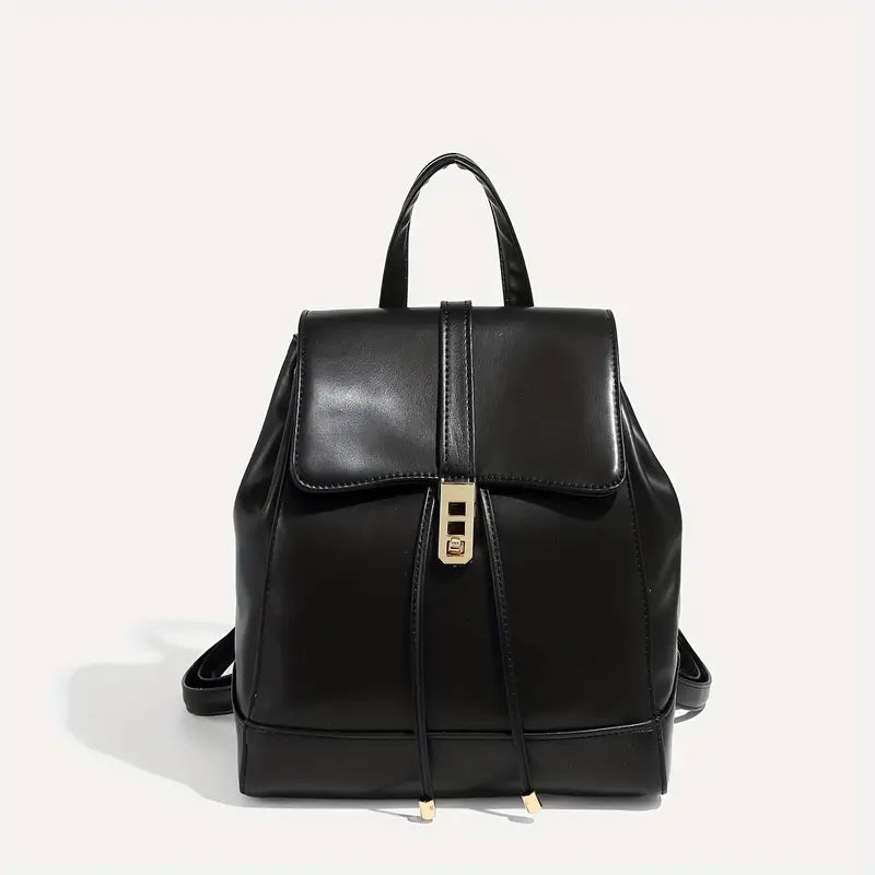 Ziah | Elegant leather travel backpack for women