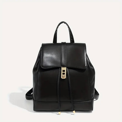 Ziah | Elegant leather travel backpack for women