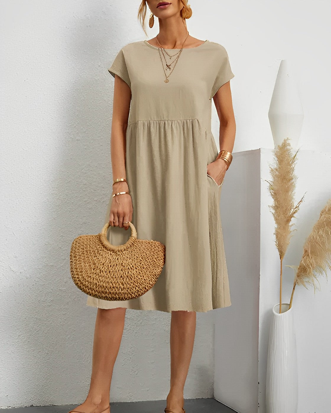 LP | Amarise Elegant and timeless summer dress