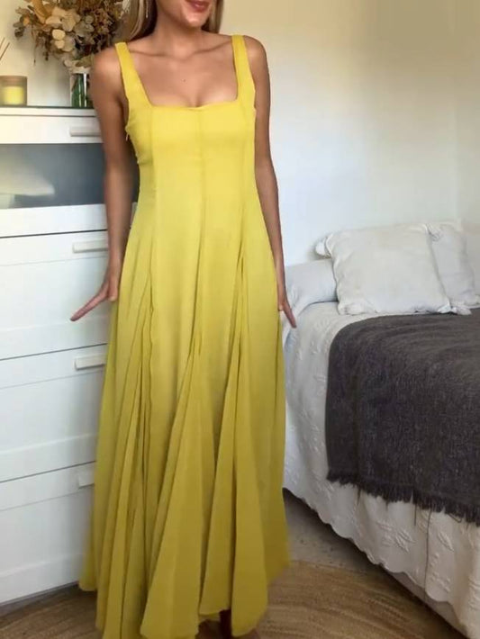 Special Occasions Strapless Square Neckline Long Dress