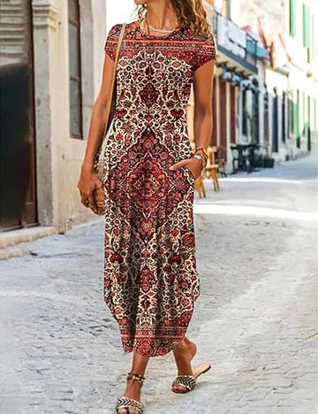 Mc | short-sleeved casual dress