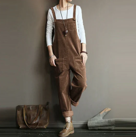 Eliza - Casual corduroy jumpsuit