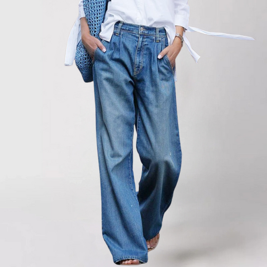 Ranilla - Wide-leg denim jeans