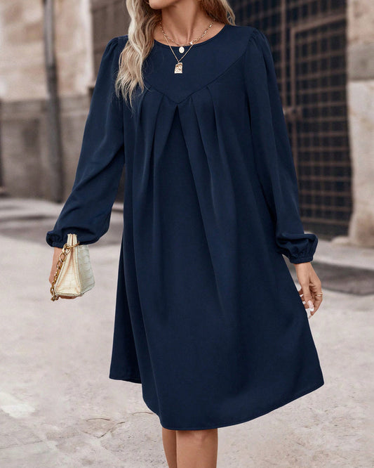 Mc | Wide dress with long sleeves