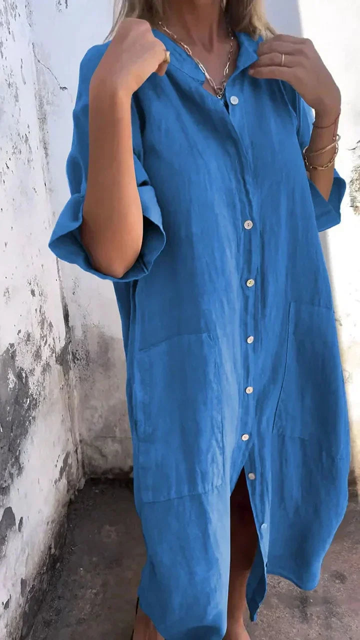 LD Long Casual shirt dress