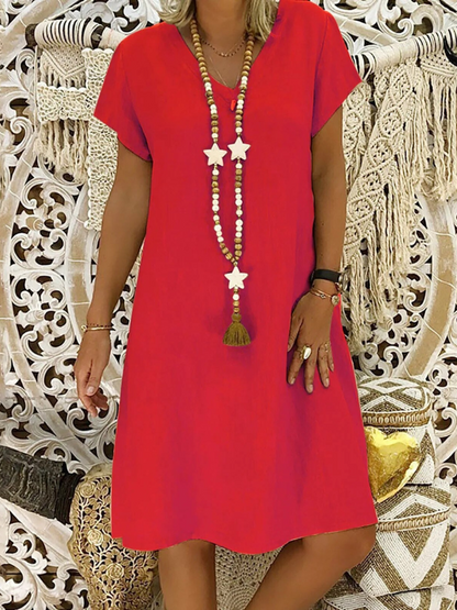 LP | Wide cotton casual dress