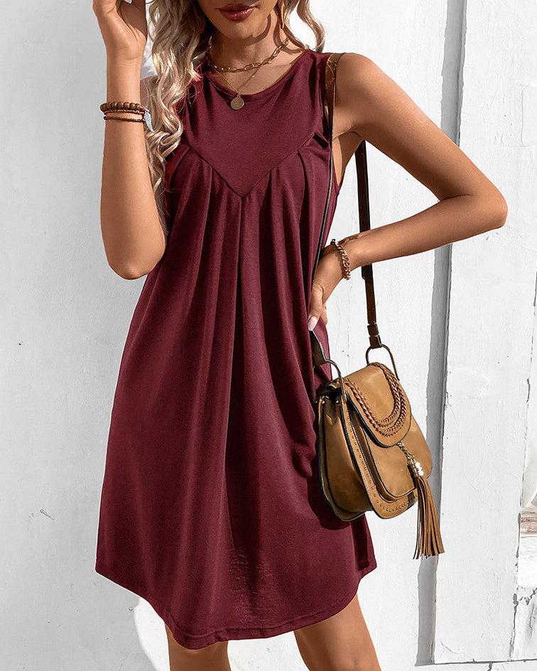 LP | Lilith, simple, sleeveless short dress