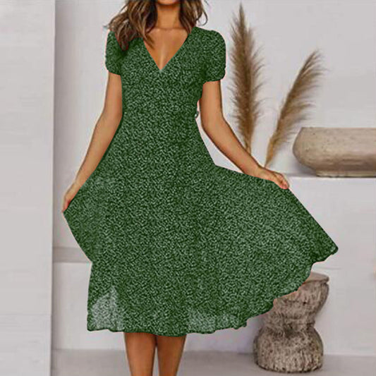 LD | Airy summer dress in A-line with V-neckline