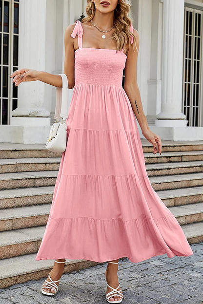 Mc | Printed dresses with thin straps and urban fashion patches.