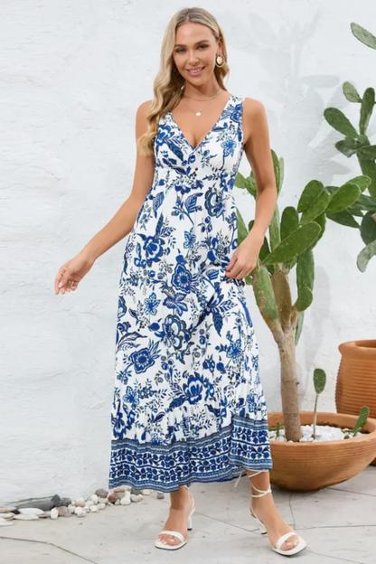 Eva | Flowery Long Dress for Women