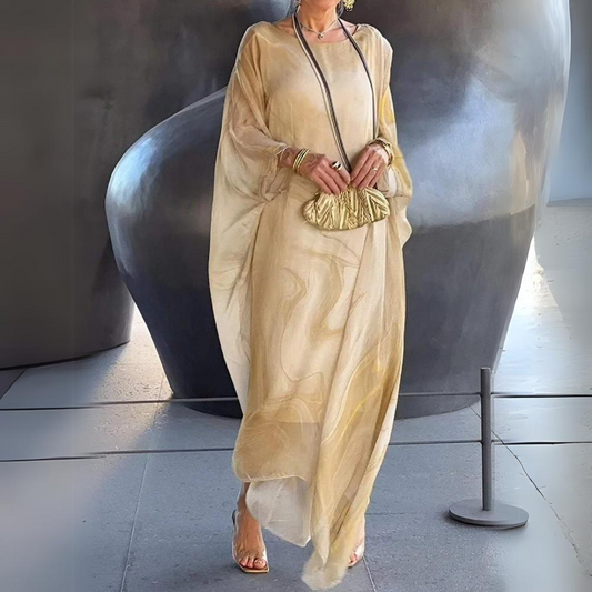 LP | Elegant silk chiffon dress