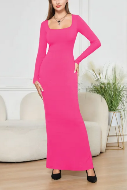 Élise | Long Sleeve Sculpting Dress