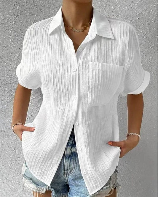 LP | Elegant and comfortable one-color shirt