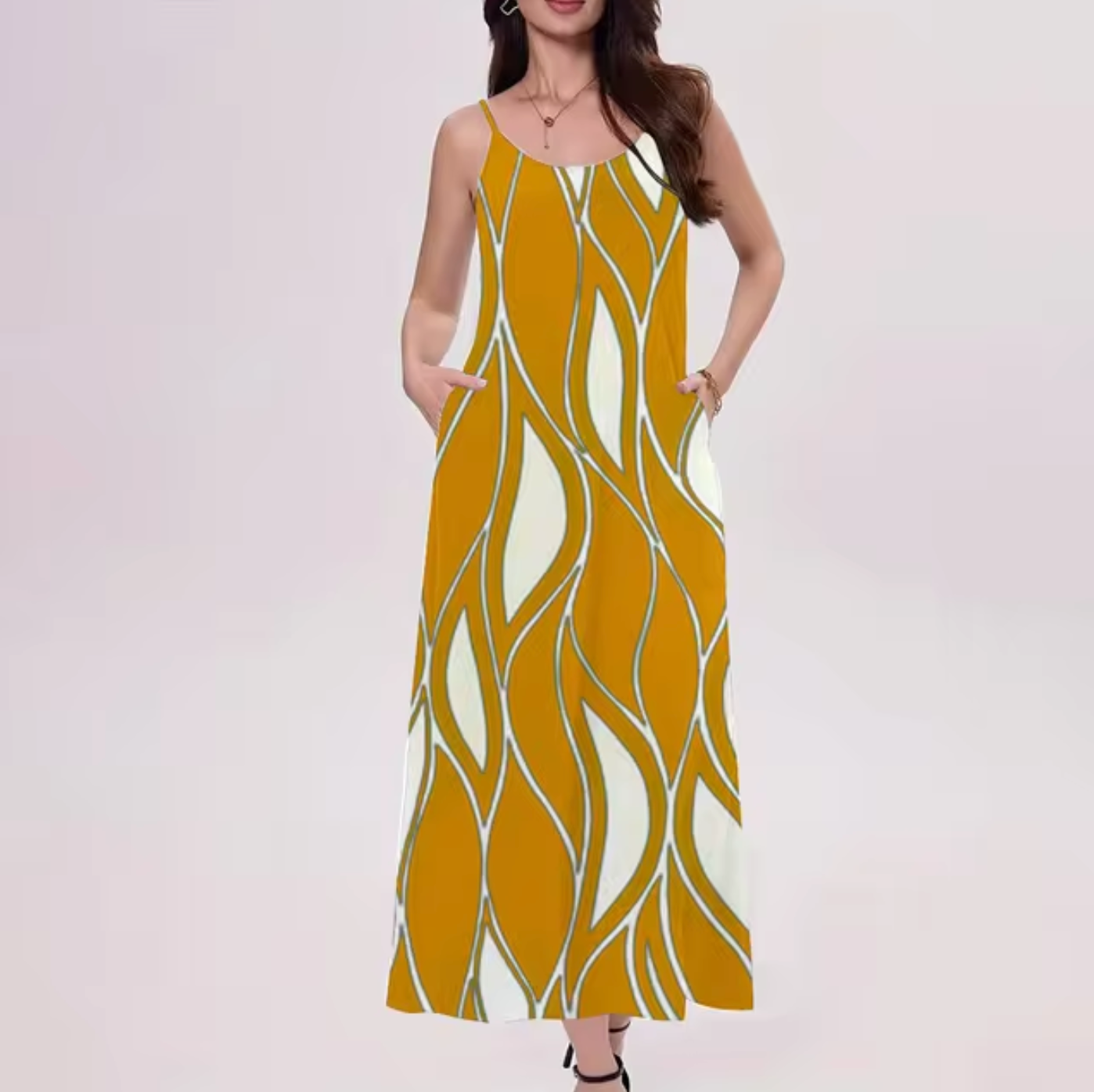LP | Dress with wave pattern