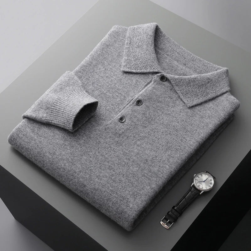 Jonathan long-sleeved polo shirt