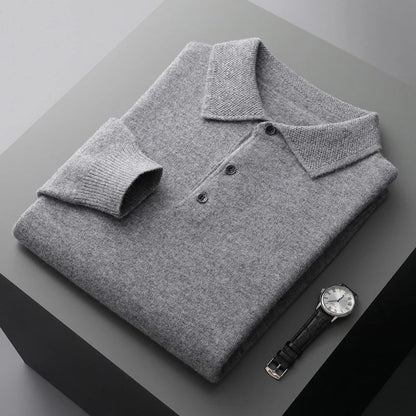 Jonathan long-sleeved polo shirt