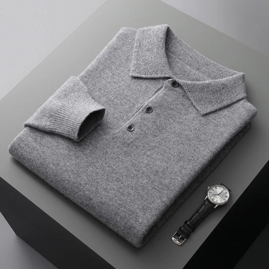 Jonathan long-sleeved polo shirt