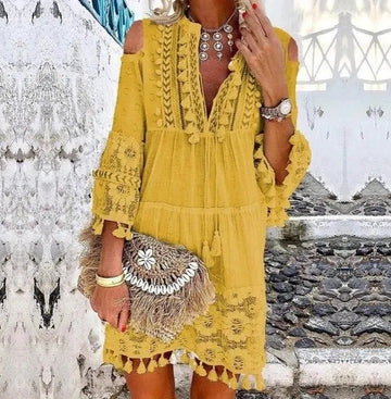 Mc | Boho Lace Mini Dress